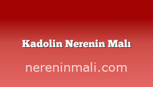 Kadolin Nerenin Malı