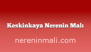 Keskinkaya Nerenin Malı