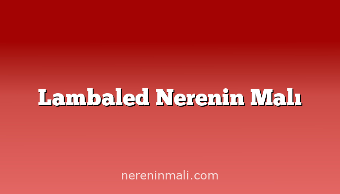 Lambaled Nerenin Malı