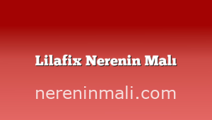 Lilafix Nerenin Malı