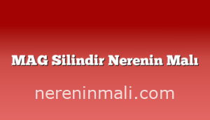 MAG Silindir Nerenin Malı