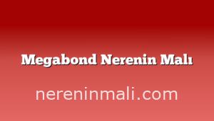 Megabond Nerenin Malı