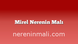 Mirel Nerenin Malı