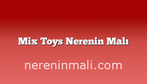 Mix Toys Nerenin Malı