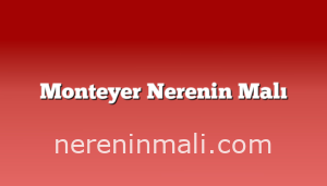 Monteyer Nerenin Malı