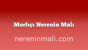 Morfıçı Nerenin Malı