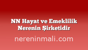 NN Hayat ve Emeklilik Nerenin Şirketidir