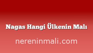 Nagas Hangi Ülkenin Malı