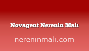 Novagent Nerenin Malı