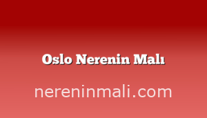 Oslo Nerenin Malı