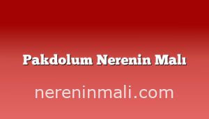 Pakdolum Nerenin Malı