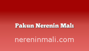 Pakun Nerenin Malı