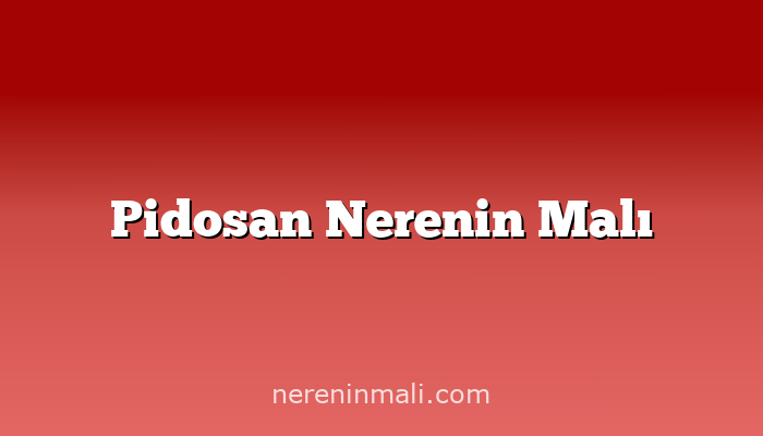 Pidosan Nerenin Malı