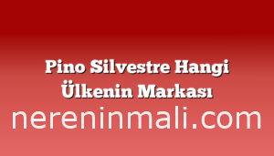 Pino Silvestre Hangi Ülkenin Markası