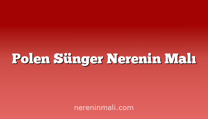 Polen Sünger Nerenin Malı