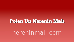 Polen Un Nerenin Malı