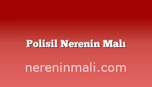 Polisil Nerenin Malı