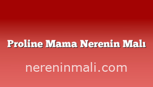 Proline Mama Nerenin Malı