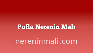 Pufla Nerenin Malı