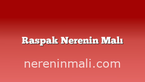 Raspak Nerenin Malı