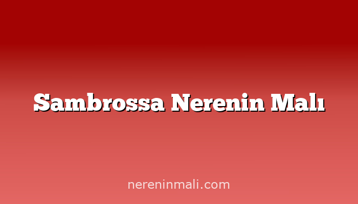 Sambrossa Nerenin Malı