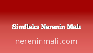 Simfleks Nerenin Malı