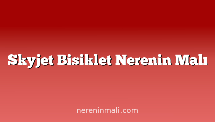 Skyjet Bisiklet Nerenin Malı