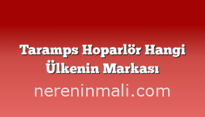 Taramps Hoparlör Hangi Ülkenin Markası