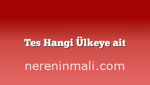 Tes Hangi Ülkeye ait