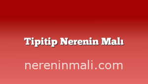 Tipitip Nerenin Malı