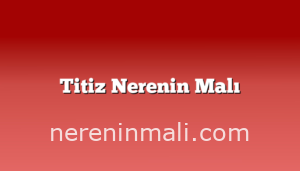 Titiz Nerenin Malı