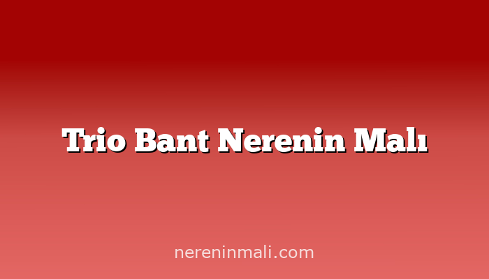 Trio Bant Nerenin Malı