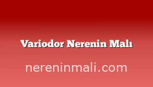 Variodor Nerenin Malı