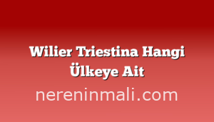 Wilier Triestina Hangi Ülkeye Ait