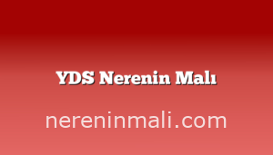 YDS Nerenin Malı