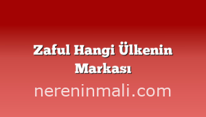 Zaful Hangi Ülkenin Markası