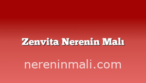 Zenvita Nerenin Malı