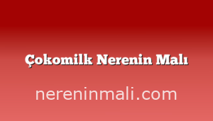 Çokomilk Nerenin Malı