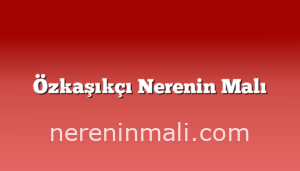 Özkaşıkçı Nerenin Malı