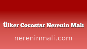 Ülker Cocostar Nerenin Malı