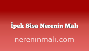 İpek Sisa Nerenin Malı