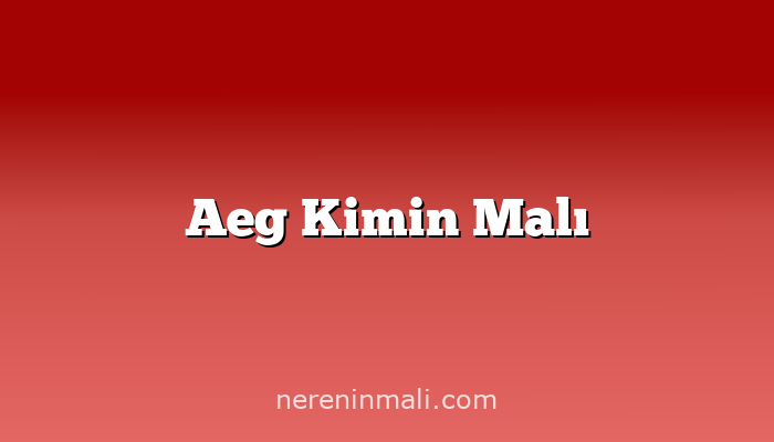 Aeg Kimin Malı