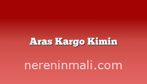 Aras Kargo Kimin