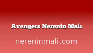 Avengers Nerenin Malı