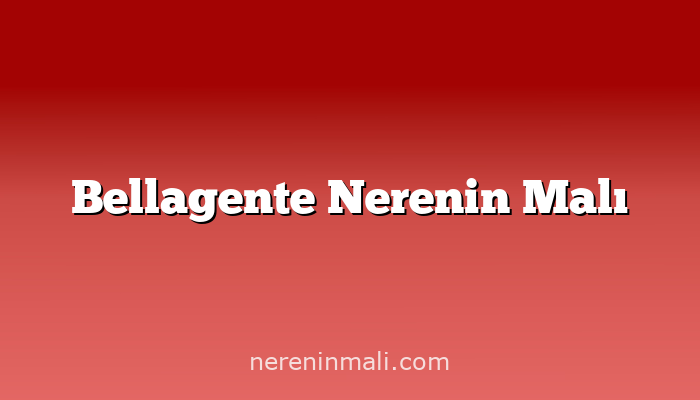 Bellagente Nerenin Malı