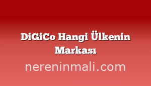 DiGiCo Hangi Ülkenin Markası