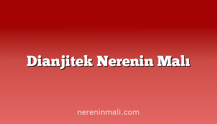 Dianjitek Nerenin Malı