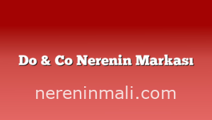 Do & Co Nerenin Markası