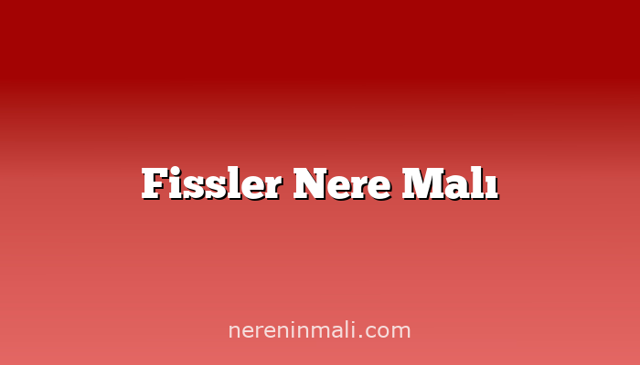 Fissler Nere Malı