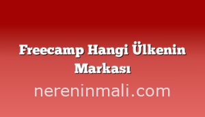 Freecamp Hangi Ülkenin Markası